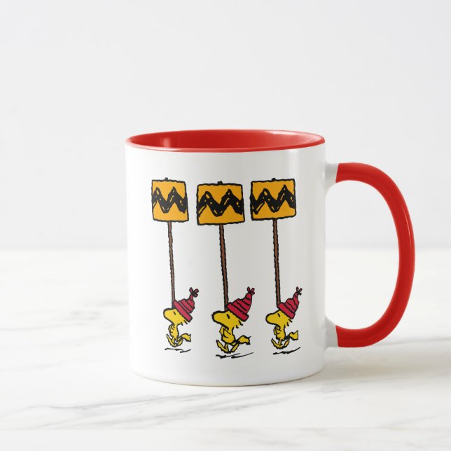 Erdnüsse | Woodstock & Friends Signature März Tasse (Rechts)