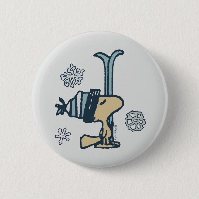 Erdnüsse | Woodstock Ski Pro Button (Vorderseite)