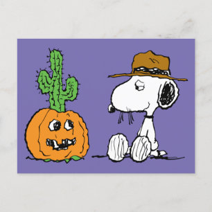 Erdnüsse WüstenHalloween Postkarte