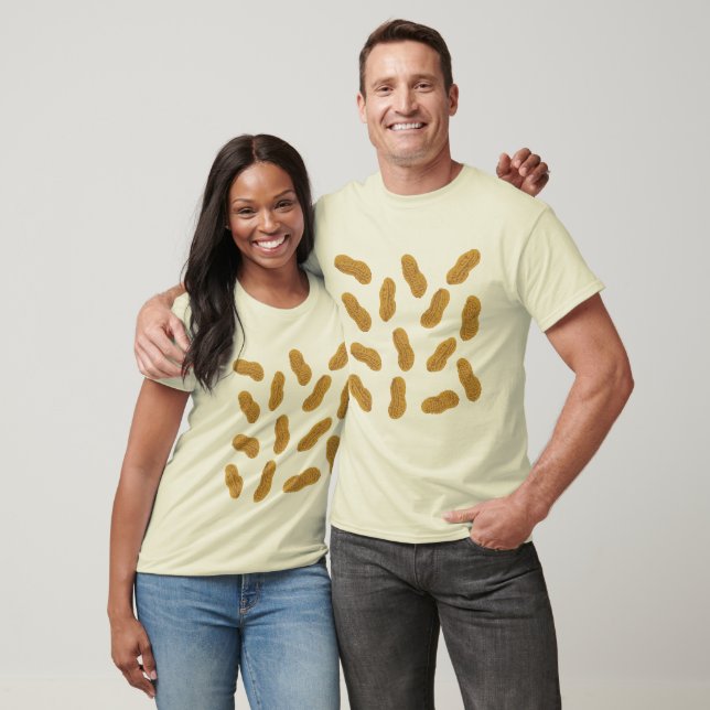 Erdnussmuster T-Shirt (Unisex)