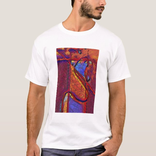 Erdoberfläche getrocknet T-Shirt (Vorderseite)