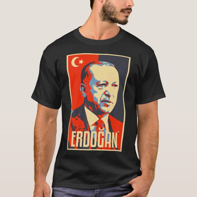 Erdogan Türkei Türkiye Türkischer Präsident Heimat T-Shirt (Vorderseite)