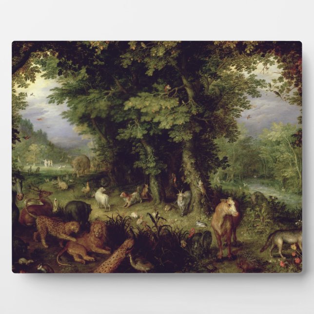 Erdöl oder Erdparadies, 1607-08 (Erdöl auf Polizis Fotoplatte (Vorderseite)