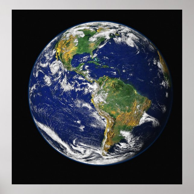 Erdplakat Poster (Vorne)