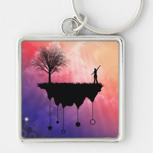 Erdscheibe Schlüsselanhänger