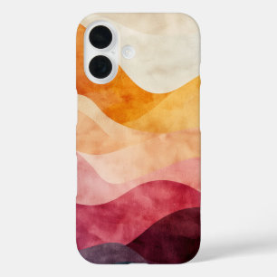 Erdschichten - Fall des Telefons iPhone 16 Hülle