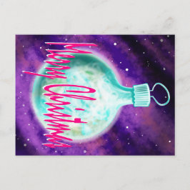 Erdschmuck fröhliche Weihnachtspostkarte Feiertagspostkarte