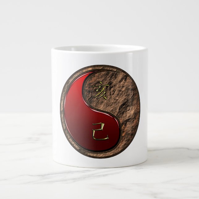 Erdschwein Jumbo-Tasse (Vorderseite)