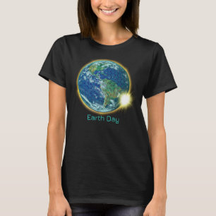 Erdsonne Eclipse 2024 heilige Geometrie T-Shirt