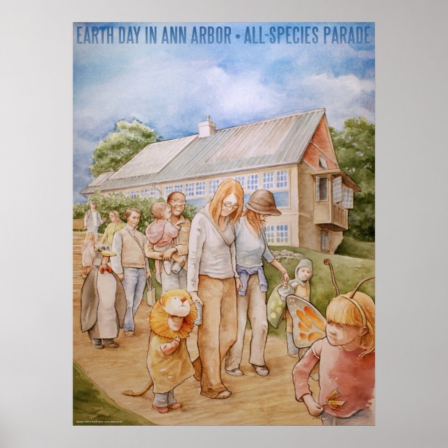 Erdtag in einem Laube (Poster) Poster (Vorne)