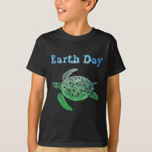 Erdtag Meeresschildkröte T-Shirt