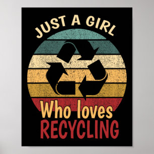 Erdtag Recycelnd Poster