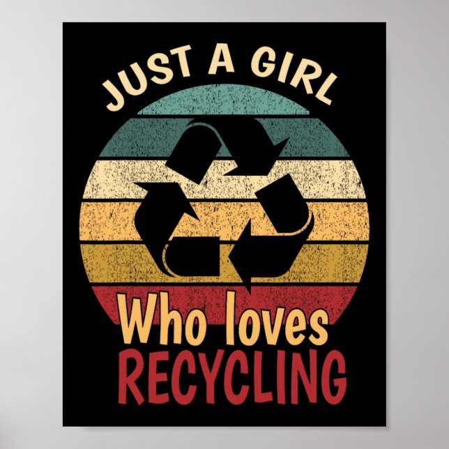 Erdtag Recycelnd Poster (Vorne)