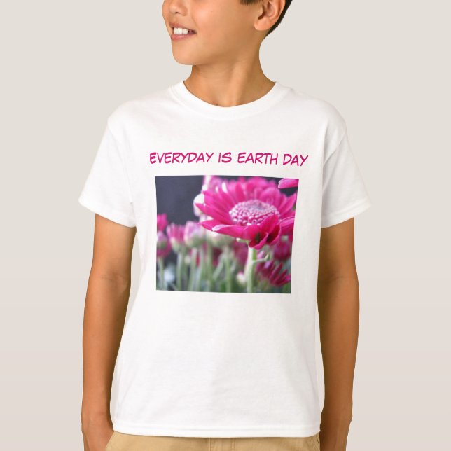 Erdtag scherzt Shirt (Vorderseite)