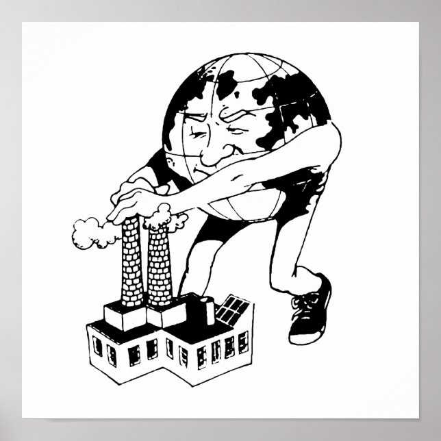 ERDTAG - Verschmutzung stoppen Poster (Vorne)