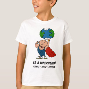 Erdtagessuperhero-T - Shirt
