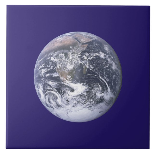 Erdtagsflagge Fliese (Vorderseite)