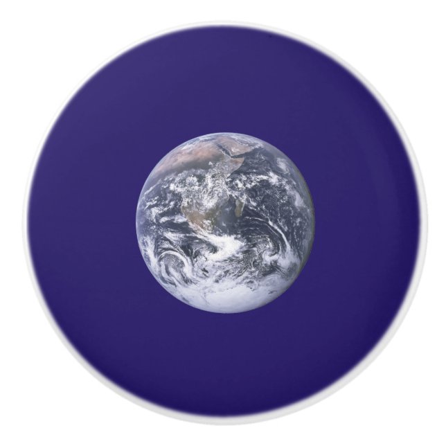 Erdtagsflagge Keramikknauf (Vorderseite)