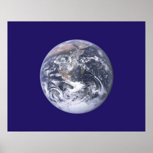 Erdtagsflagge Poster