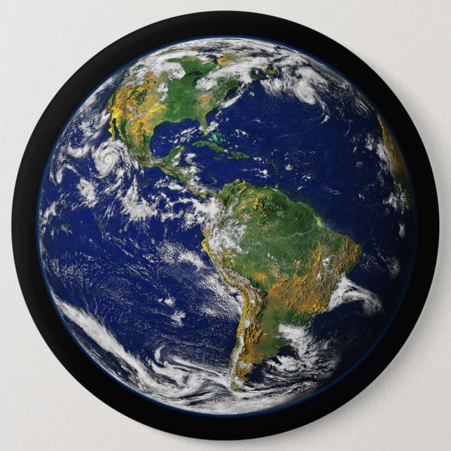 Erdtasten Button (Vorderseite)