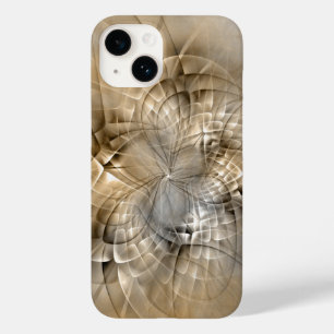 Erdtöne Abstrakte Moderne Fraktal-Kunst-Textur Case-Mate iPhone 14 Hülle