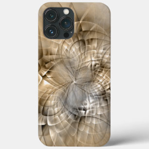 Erdtöne Abstrakte Moderne Fraktal-Kunst-Textur Case-Mate iPhone Hülle