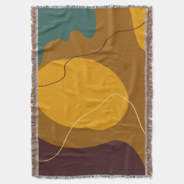 Erdtöne Bio Formen abstrakter Hintergrund Decke