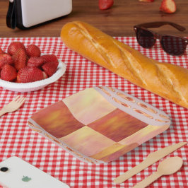Erdtöne-Himmel-Kachel-Papier-Party-Teller Pappteller