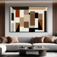 Erdtöne-Kunst Mitte des 20. Jahrhunderts Modern