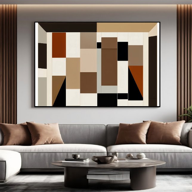 Erdtöne-Kunst Mitte des 20. Jahrhunderts Modern Poster (Von Creator hochgeladen)