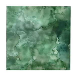 Erdtone Wasserfarbmuster Fliese