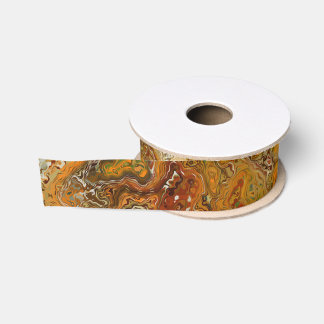Erdtönige Marmor-Grosgrain-Band Ripsband