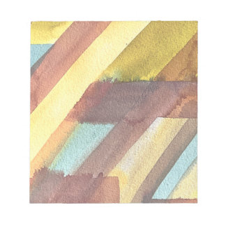Erdtönige Wasserfarben-Textur Notizblock