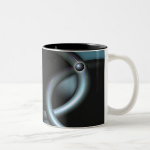 Erdumarmung Zweifarbige Tasse
