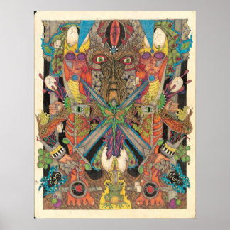 Erdumlaufgebläse (Fußspuren auf der Mutter) Poster