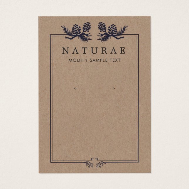 Erdung von Rustikalen Kraft-Kiefern (Vorderseite)