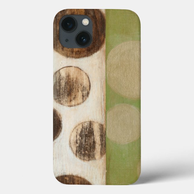 Erdung von Tone-Holzpaneelen mit Kreisen Case-Mate iPhone Hülle (Rückseite)