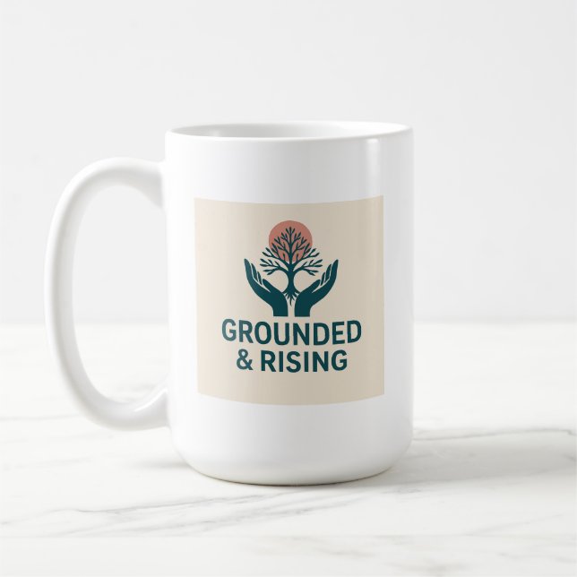 Erdverbunden & Aufsteigend  Kaffeetasse (Links)