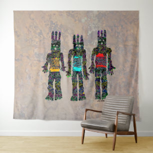 Erdwind und -feuer wandteppich