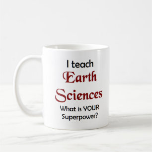 Erdwissenschaften lehren kaffeetasse