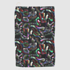 Erdwurmförmige, bunte künstliche Leckereien? Golfhandtuch