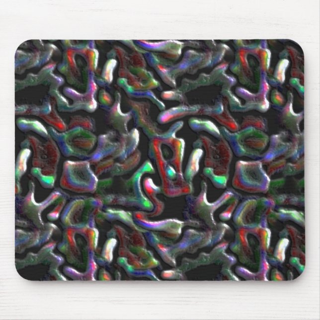 Erdwurmförmige, bunte künstliche Leckereien? Mousepad (Vorne)