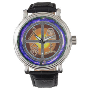 Erdzeichen Armbanduhr