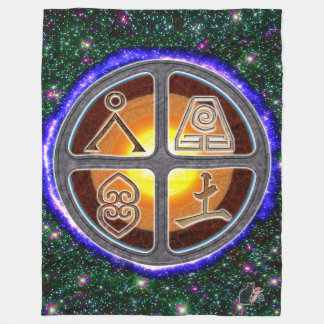 Erdzeichen Fleecedecke