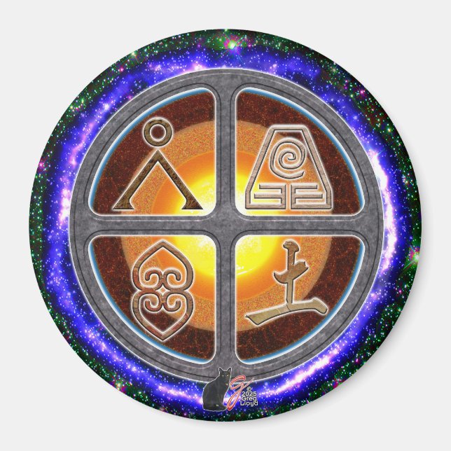 Erdzeichen Magnet (Vorne)