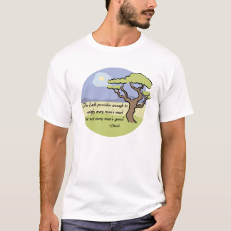 Erdzitat durch Gandhi T - Shirt