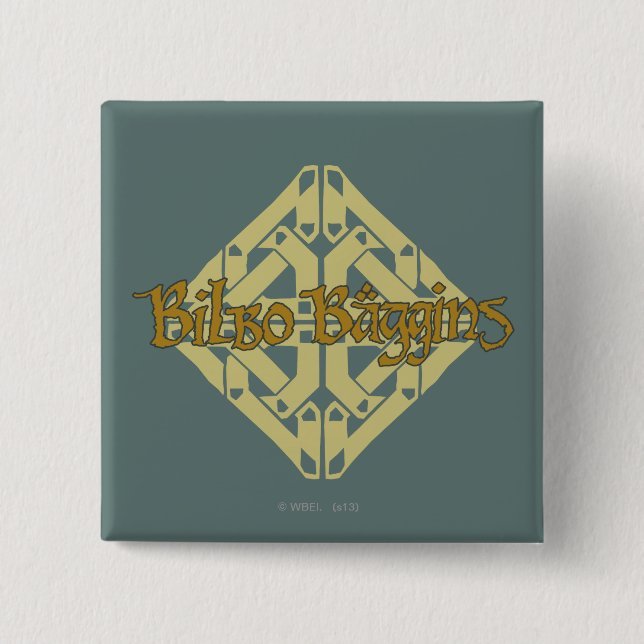 Erebor - BILBO BAGGINS™ Name Button (Vorderseite)