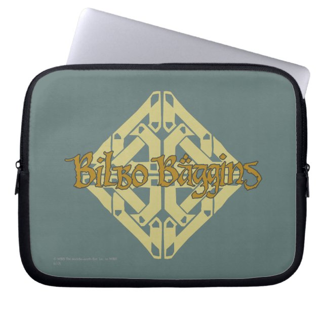 Erebor - BILBO BAGGINS™ Name Laptopschutzhülle (Vorderseite)