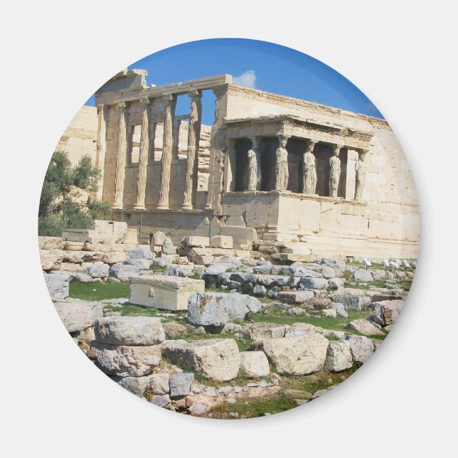 Erechtheum Acropolis - GRIECHENLAND Magnet (Vorne)