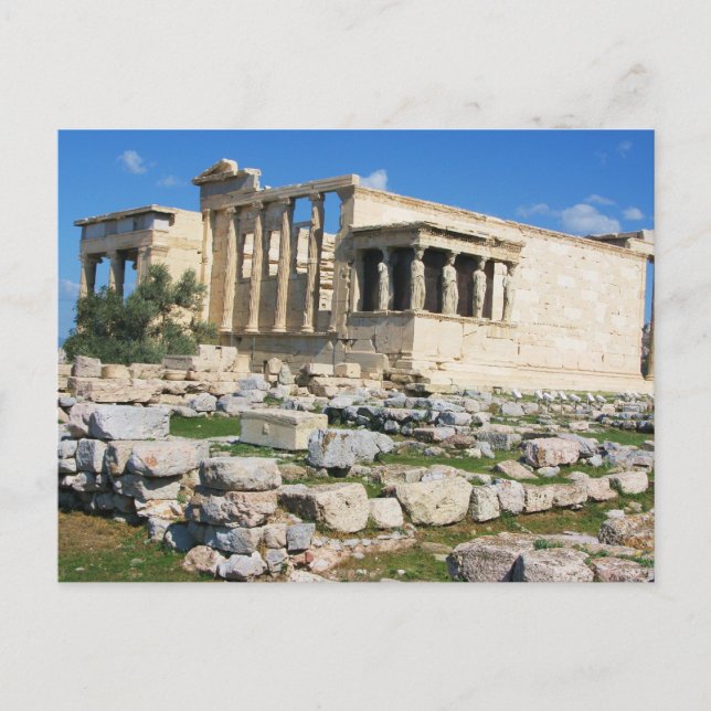 Erechtheum Acropolis - GRIECHENLAND Postkarte (Vorderseite)
